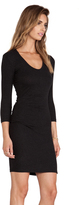 Thumbnail for your product : James Perse Skinny Tucked Dress