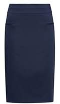 Pocket-detail pencil skirt in stretch cotton