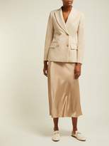 Thumbnail for your product : Joseph Hazel Double Breasted Wool Blend Jacket - Womens - Cream
