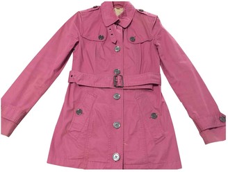 burberry pink coat