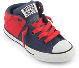 Thumbnail for your product : Converse navy and red canvas sneakers