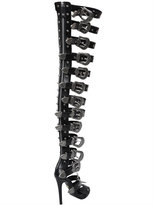 Thumbnail for your product : Fausto Puglisi 110mm Western Leather Strap Sandals