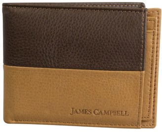 James Campbell Leather Passcase Wallet