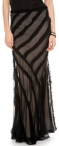 Thumbnail for your product : Haute Hippie Gathered Strip Maxi Skirt