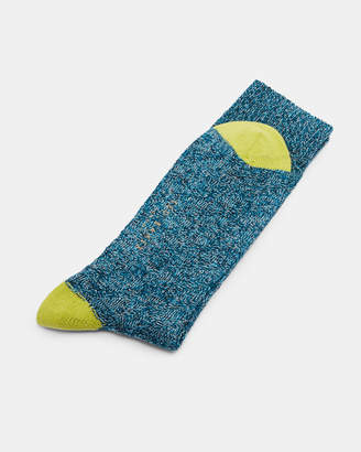 Ted Baker ICART Textured organic cotton-blend socks