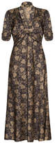 Thumbnail for your product : M·A·C Nancy Mac 1940s Style Maxi Dress In Firework Flower Print Crepe