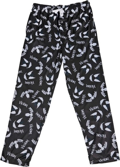 Venom MensMarvelComicsVenomAllOverPrintSymbolsSleepPants-XXLarge(44-46)