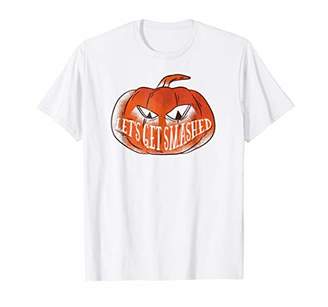 LET'S GET SMASHED Funny Halloween T-shirt Adults Pumpkin