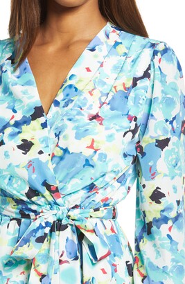 Fraiche by J Miso Floral Long Sleeve Minidress