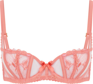 Pink Sublim underwired recycled floral lace bra