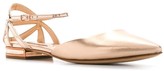 Thumbnail for your product : Casadei Metallic Slingback Ballerinas