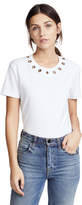 Thumbnail for your product : Ferragamo Tee with Grommet Detail