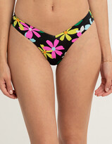 Thumbnail for your product : Hurley Daisy Pop V Skimpy Bikini Bottoms