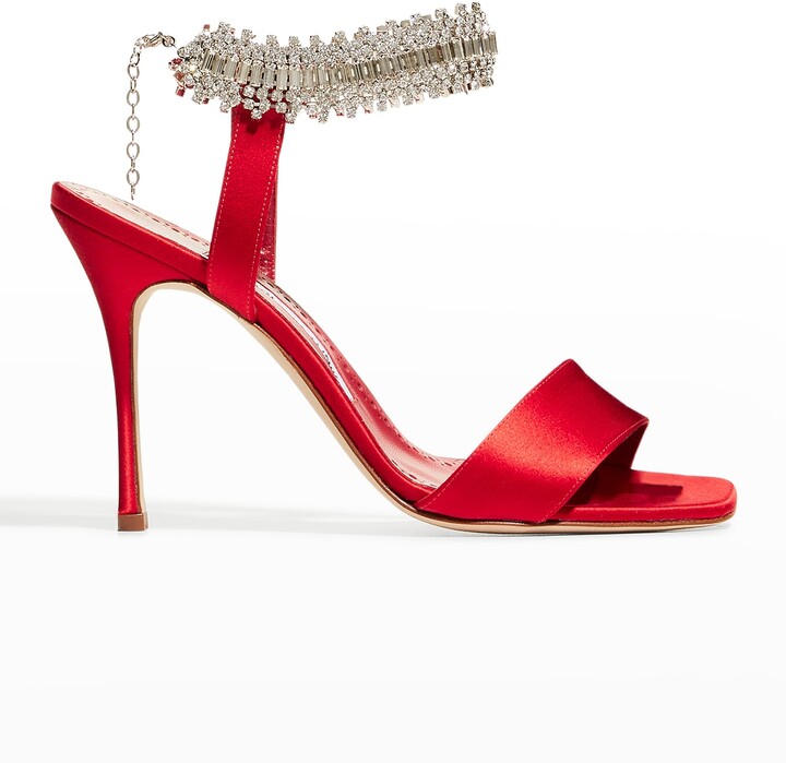 Manolo Blahnik Red Women's Shoes | Shop the world's largest 
