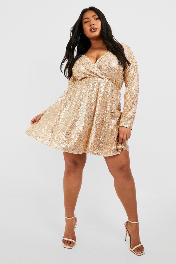 blush plus size dress