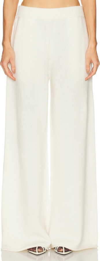 SRG Sukki Cashmere Knit Pant in Cream