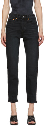 Levi's Black Wedgie Fit Ankle Jeans - ShopStyle