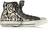 Thumbnail for your product : Converse Limited Edition All Star HI White Roses Canvas and Textile LTD Sneaker