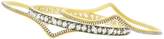 Thumbnail for your product : Freida Rothman 14K Yellow Gold & Black Rhodium Plated Sterling Silver Pave CZ Gilded Geo Stacked Bracelet Set