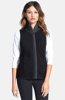 Thumbnail for your product : Eileen Fisher Parka Trim Merino Knit Vest