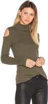 Thumbnail for your product : 1 STATE Mock Neck Cold Shoulder Sweater