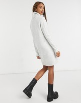 Thumbnail for your product : Pimkie roll neck jumper dress in grey
