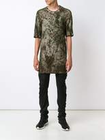 Thumbnail for your product : 11 By Boris Bidjan Saberi camouflage long fit T-shirt