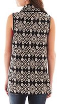 Thumbnail for your product : JCPenney Society Girl Sleeveless Tribal Vest