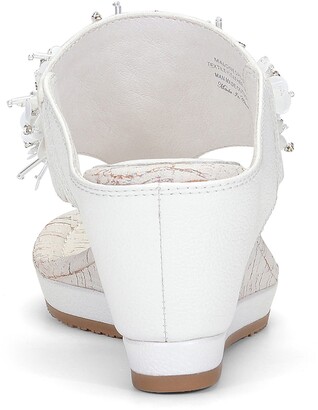 Donald J Pliner Malone Crystal & Sequin Embellished Wedge Slide Sandal