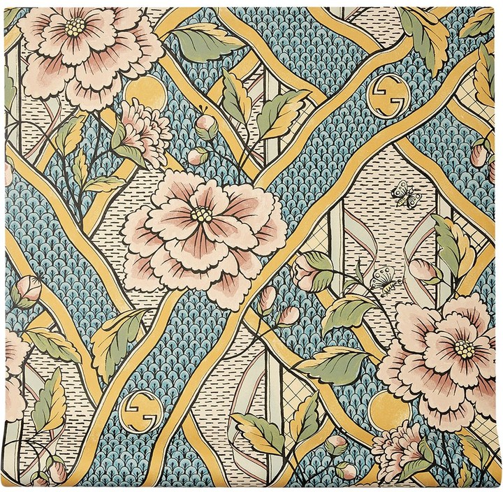 Gucci Floral Print Wallpaper - ShopStyle