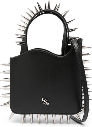Amazon.com: Black Studded Handbag