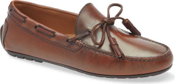 Ralph Lauren Purple Label Harold Suede Tasseled Driving Loafer