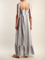Thumbnail for your product : Athena Procopiou - Tie-shoulder Lace Dress - Blue Multi