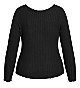 Thumbnail for your product : City Chic Ella Sleep Top - black