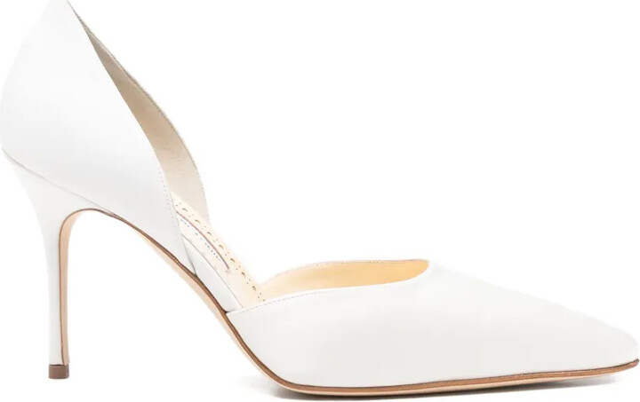 Manolo Blahnik Taylerbinu pointed heeled pumps