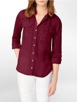 Thumbnail for your product : Calvin Klein Jeans Long Sleeve Button-Front Shirt