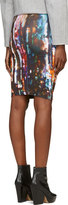 Thumbnail for your product : McQ Black Blurry Lights Pencil Skirt
