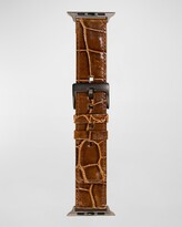 Thumbnail for your product : Abas Classic Alligator Apple Watch Band
