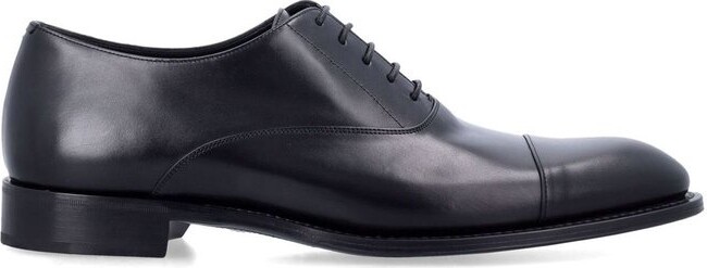 Saint Laurent Adrien Lace-Up Oxford Loafers