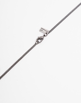 Thumbnail for your product : NYX Regal Rose Black Shard Gunmetal Necklace