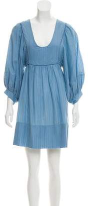 Chloé Long Sleeve Mini Dress