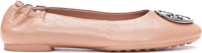 Tory Burch Claire Logo Plaque Ballerinas