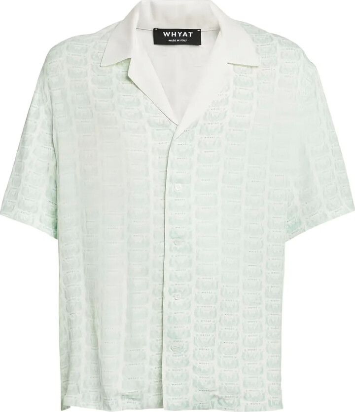 WHYAT Capri-Pattern Short-Sleeve Shirt