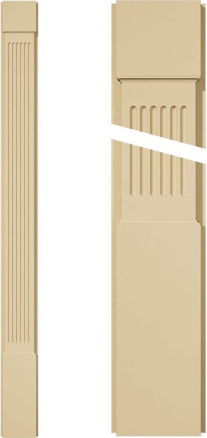 Ekena Millwork 2 in. D x 7 in. W x 82 in. L Primed Polyurethane Pilaster 1- Pack