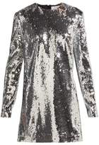 Thumbnail for your product : Racil Ara Sequinned Mini Dress - Womens - Silver