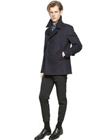 Thumbnail for your product : Kenzo Double Breasted Wool Blend Peacoat