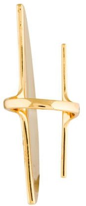 Alexis Bittar Metallic Liquid Gold Shield Ring