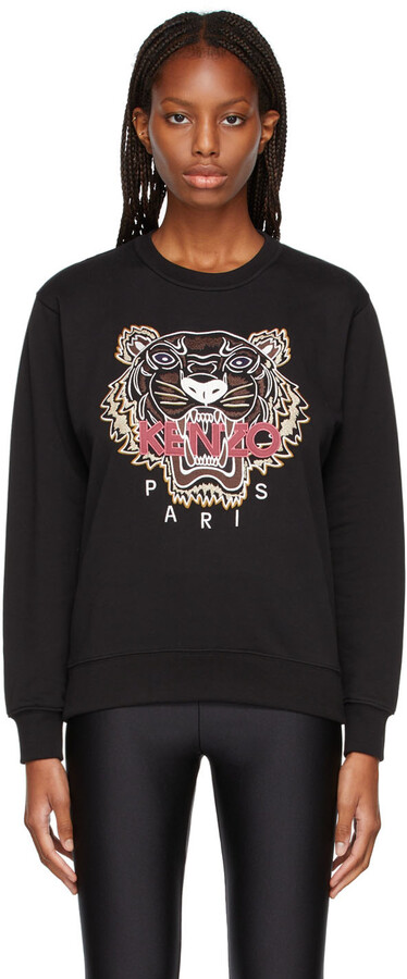 Kenzo Tiger Sweatshirt - Black | Shop the world's largest 