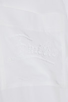 Thumbnail for your product : Emilio Pucci Embroidered Silk Crepe De Chine T-shirt