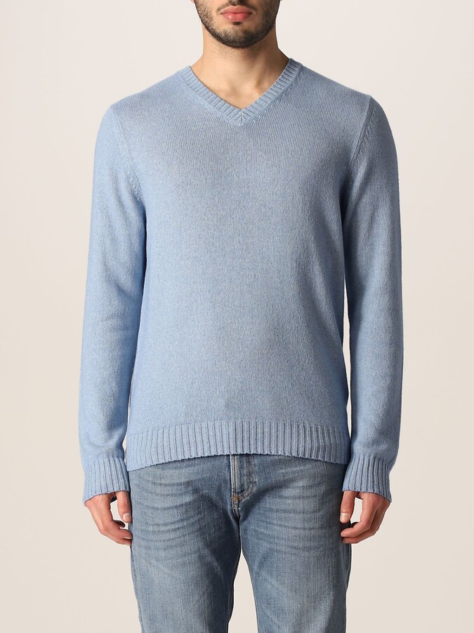Malo Mens Silk Cashmere Beige Light Pullover Sweater 